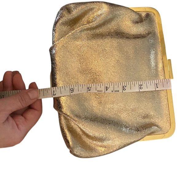 J. Crew Metallic Gold Wristlet - Picture 11 of 16